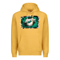 Mustard Soccer Lips Premium Hoodie - Jasminsmagicworld