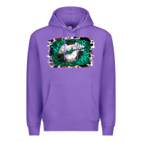 Purple Soccer Lips Premium Hoodie - Jasminsmagicworld