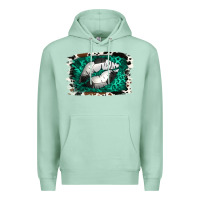 Seafoam Soccer Lips Premium Hoodie - Jasminsmagicworld