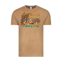 Thankful Blessed Kind Of Mess Vintage Tee | Teevron