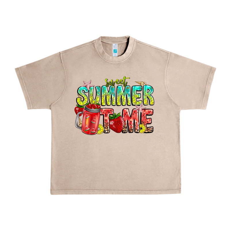 Summer Time Urban Heavy Tee by CowhideDigitalArt | Teevron