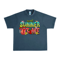 Midnight Navy summer time Urban Heavy Tee - CowhideDigitalArt