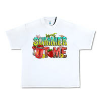 White summer time Urban Heavy Tee - CowhideDigitalArt