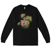 Black arizona fishhook cacti Long Sleeve Tee - LillyAllenDesigns