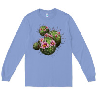 Colony Blue arizona fishhook cacti Long Sleeve Tee - LillyAllenDesigns