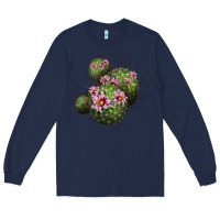 Navy arizona fishhook cacti Long Sleeve Tee - LillyAllenDesigns