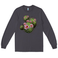 Smoke arizona fishhook cacti Long Sleeve Tee - LillyAllenDesigns