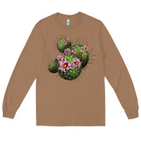 Toasted Coconut arizona fishhook cacti Long Sleeve Tee - LillyAllenDesigns