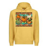 Antique Gold fall pumpkin Premium Hoodie - BarkalooDesign