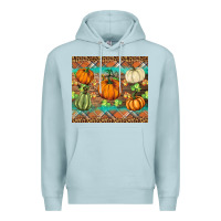Blue Mist fall pumpkin Premium Hoodie - BarkalooDesign
