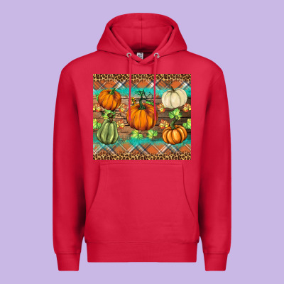 Fall Pumpkin Premium Hoodie Designed By Barkaloodesign