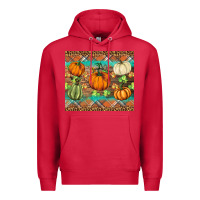 Cardinal fall pumpkin Premium Hoodie - BarkalooDesign