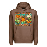 Chestnut fall pumpkin Premium Hoodie - BarkalooDesign