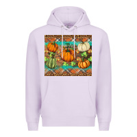 Lilac fall pumpkin Premium Hoodie - BarkalooDesign