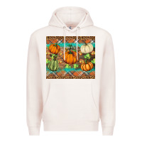 Pale Pink fall pumpkin Premium Hoodie - BarkalooDesign