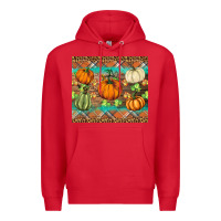 Red fall pumpkin Premium Hoodie - BarkalooDesign