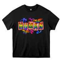 Black Human pride Heavy Core Tee - FaDigitalArtStudio