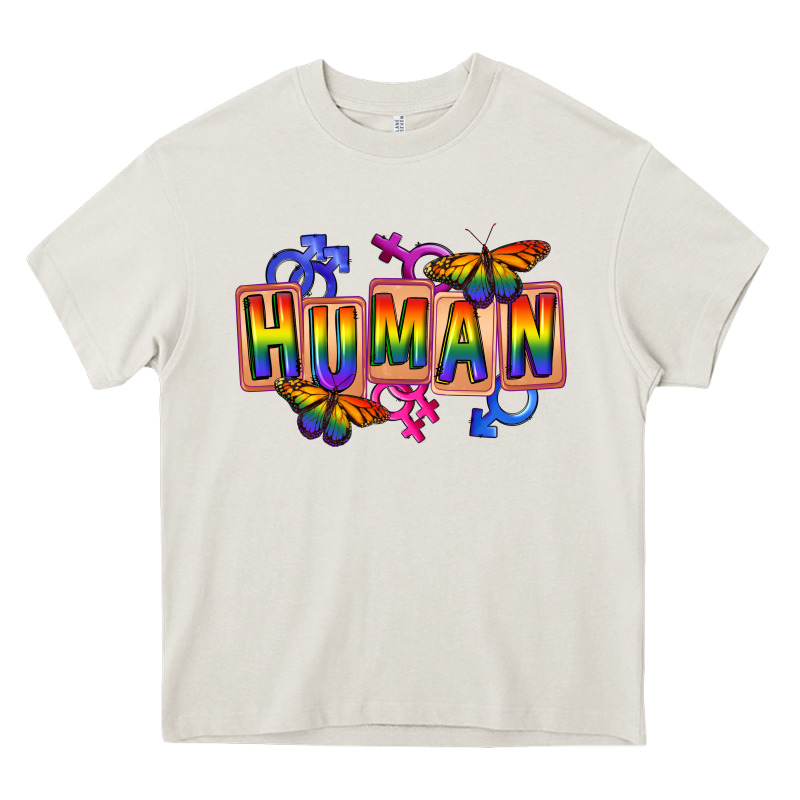 Human Pride Heavy Core Tee by FaDigitalArtStudio | Teevron