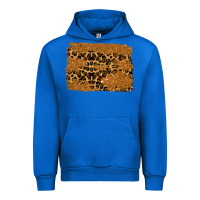Cobalt leopard glitter background Urban Hoodie - RanaPortraitStore