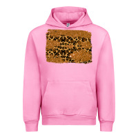 Fuchsia Pink leopard glitter background Urban Hoodie - RanaPortraitStore