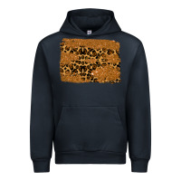 Navy leopard glitter background Urban Hoodie - RanaPortraitStore