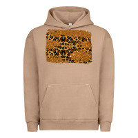 Pigment Burro leopard glitter background Urban Hoodie - RanaPortraitStore