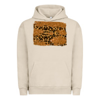 Pigment French Oak leopard glitter background Urban Hoodie - RanaPortraitStore