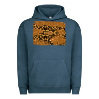 Pigment Midnight Navy leopard glitter background Urban Hoodie - RanaPortraitStore
