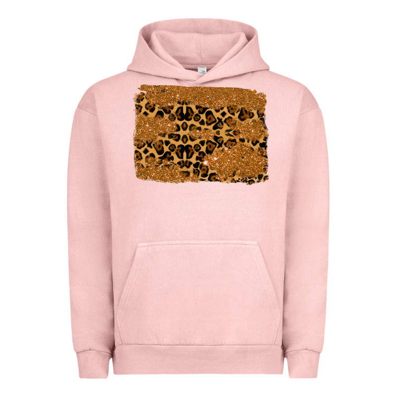 Leopard Glitter Background Urban Hoodie by RanaPortraitStore | Teevron