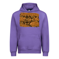 Tulip leopard glitter background Urban Hoodie - RanaPortraitStore