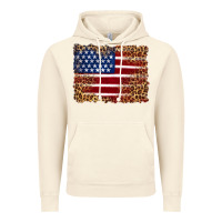 Vintage Artic american flag and leopard Vintage Hoodie - Artiststas
