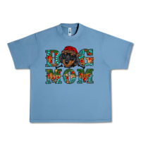 Pebble Blue christmas dog mom dachshund Urban Heavy Tee - RanaPortraitStore