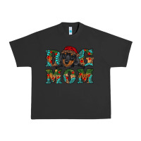 Pigment Black christmas dog mom dachshund Urban Heavy Tee - RanaPortraitStore