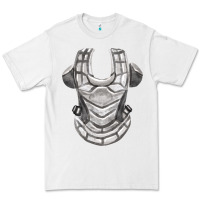 White Chest Protector Fa Element Premium Tee - FaDigitalArtStudio