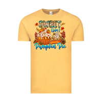 Vintage Mustard Sweet Like Pumpkin Pie Vintage Tee - CowhideDigitalArt
