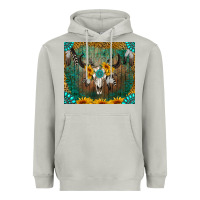 Moon Dust boho bullskull Heavyweight Hoodie - RanaPortraitStore