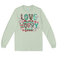 Matcha love more worry less Long Sleeve Tee - RacoonDesign