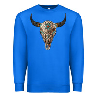 True Royal Leopard Bull Skull Premium Sweatshirt - Jasminsmagicworld