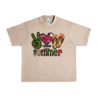 French Oak peace love summer Urban Heavy Tee - CowhideDigitalArt