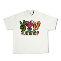 Pistachio peace love summer Urban Heavy Tee - CowhideDigitalArt