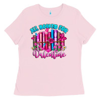 Bubblegum Pink All Booked For Valentines Ladies Tee - CowhideDigitalArt