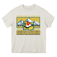Cream Geocaching, geocaching travel bug, geocache, Heavy Core Tee - artisFamous