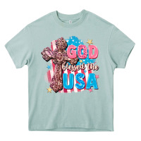 Arona God Blessed the USA Heavy Core Tee - FaDigitalArtStudio