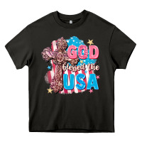 Asphalt God Blessed the USA Heavy Core Tee - FaDigitalArtStudio