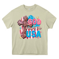 Mossy God Blessed the USA Heavy Core Tee - FaDigitalArtStudio