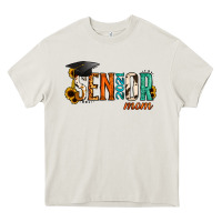 Cream Mom of a Senior 2021 Heavy Core Tee - Jasminsmagicworld