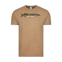 Vintage Coffee Northern Pike Fish Illustrations Vintage Tee - LillyAllenDesigns