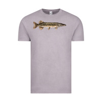 Vintage Zinc Northern Pike Fish Illustrations Vintage Tee - LillyAllenDesigns