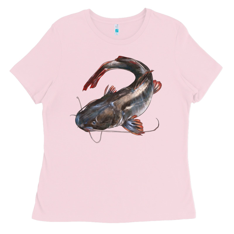 Catfish Illustrations Ladies Tee by LillyAllenDesigns | Teevron