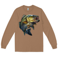 Toasted Coconut jumping bass Long Sleeve Tee - LillyAllenDesigns